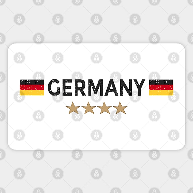 Germany Soccer Football Fan Shirt Flag Magnet by Sal71